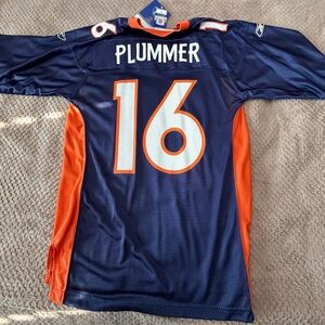 NFL Reebok Navy and Orange Denver Bronco Jerseys (2)
